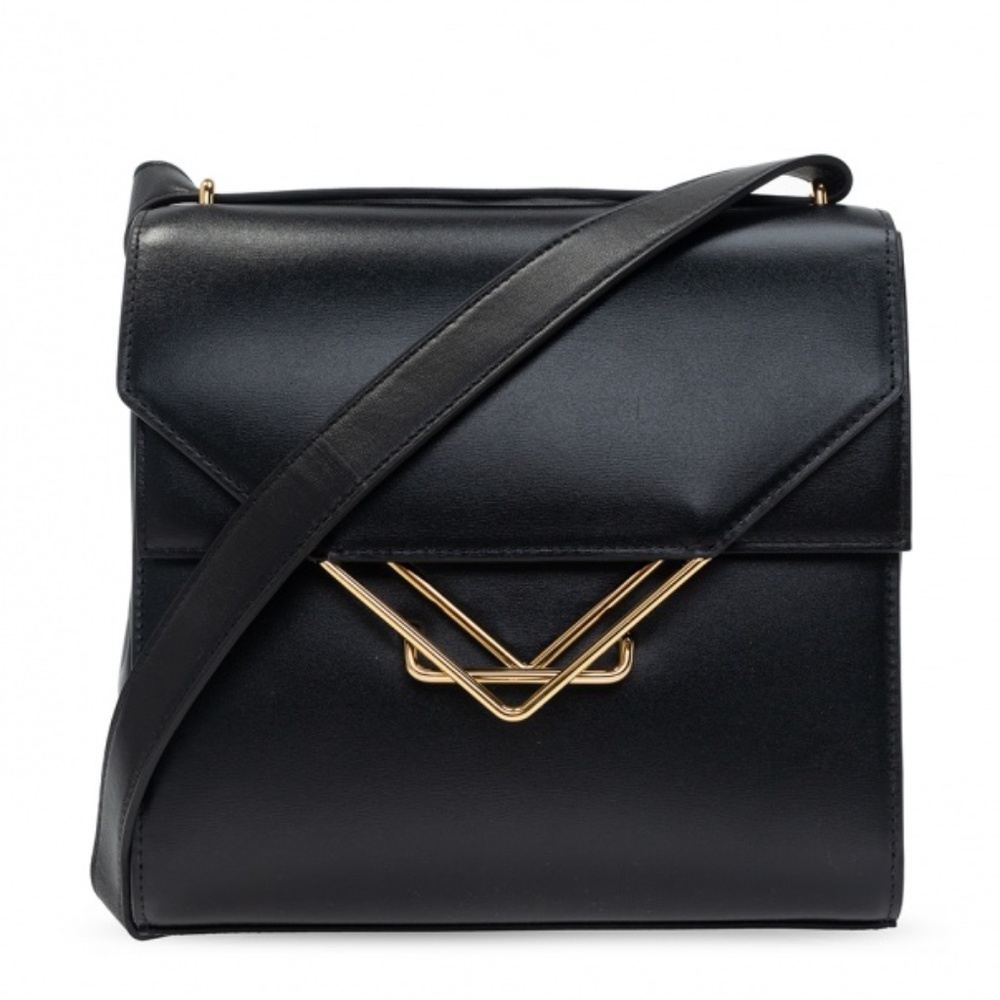 Bottega Veneta Black 'The Clip' Shoulder Bag - Picture 4 of 12